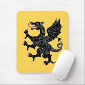 Dragon Rampant Sable Mousepad (Mit Mouse)