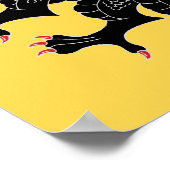 Dragon Rampant Sable Poster (Ecke)