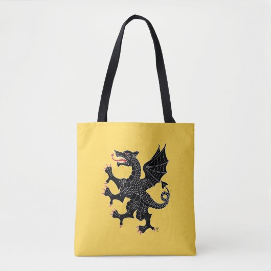 Dragon Rampant Sable Tasche (Vorderseite)