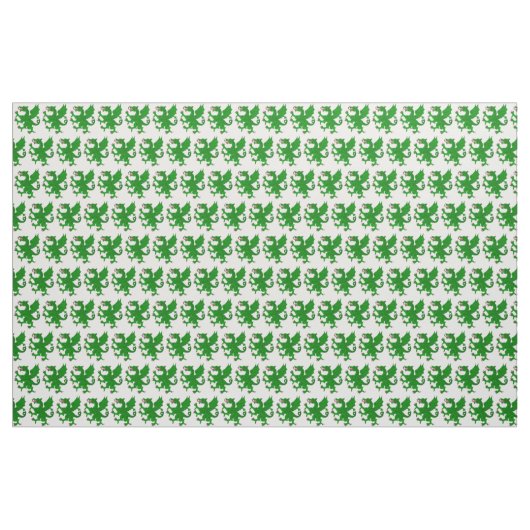 Dragon Rampant Vert Stoff (Yard (91,4 cm))