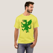 Dragon Rampant Vert T-Shirt (Vorne ganz)