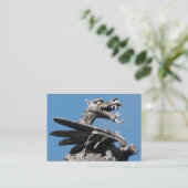 Dragon, Rathaus, Cardiff Visitenkarte (Stehend Vorderseite)