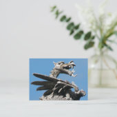 Dragon, Rathaus, Cardiff Visitenkarte (Stehend Vorderseite)