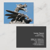 Dragon, Rathaus, Cardiff Visitenkarte (Vorne/Hinten)