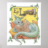 Dragon Reader Print Poster (Vorne)