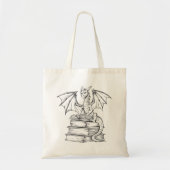 Dragon Reading Book Tragetasche (Vorne)