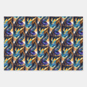 Dragon Realm Collection Geschenkpapier Set (Vorderseite)