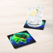 Dragon Rechteckiger Pappuntersetzer (Vor Ort)