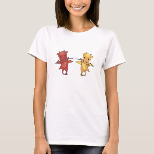 Dragon Red and Yellow Dragon Faible Fantasy Fantas T-Shirt