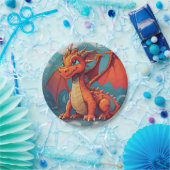 Dragon Red Artwork Paper Teller (Party)