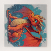 Dragon Red Artwork Puzzle (Horizontal)
