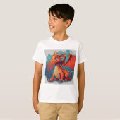 Dragon Red Artwork T-Shirt (Vorne ganz)