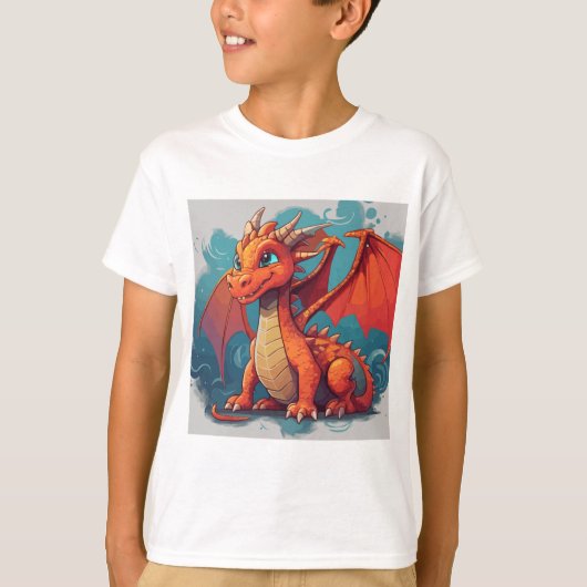 Dragon Red Artwork T-Shirt (Vorderseite)
