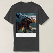 Dragon Red Eyes Sharp Teeth T-Shirt (Design vorne)