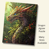 Dragon Red Green Forest Puzzle