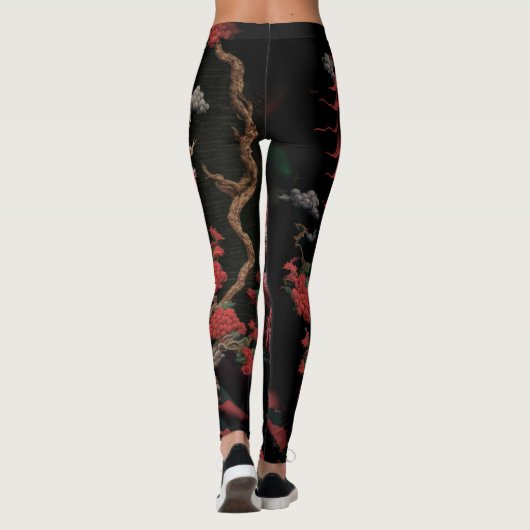 DRAGON RED Leggings (Rückseite)