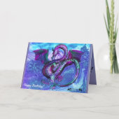 Dragon Reptil Monster Bestie Segen Geburtstag Karte (Vorderseite)
