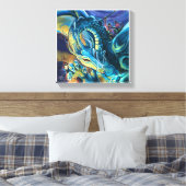 Dragon Rider Fantasy Art Leinwanddruck (Insitu (Schlafzimmer))