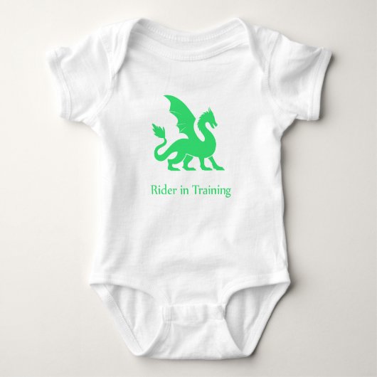 Dragon Rider in Training Feathertail Babykleidung Baby Strampler (Vorderseite)