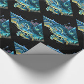 Dragon Rider Painting Geschenkpapier (Ecke)