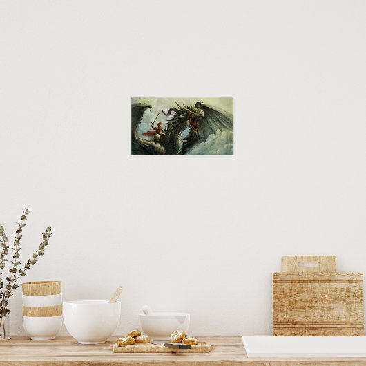 Dragon Rider, Poster (Küche)