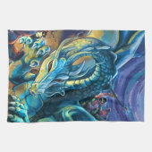 Dragon Rider Poster Geschirrtuch (Horizontal)