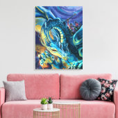 Dragon Rider Poster Leinwanddruck (Insitu (Wohnzimmer))