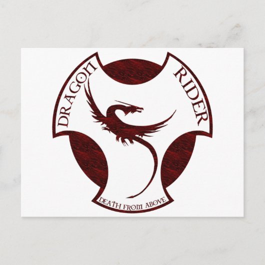 Dragon Rider Postkarte (Vorderseite)