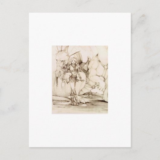 Dragon Rider Postkarte (Vorderseite)