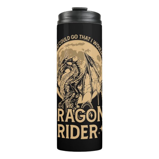 Dragon Rider Unoffical Vierte Wing Merch Thermosbecher (Vorderseite)