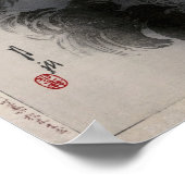 Dragon Rising in Heavens Ogata Gekko Kunstkunst Poster (Ecke)