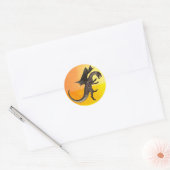 Dragon Round Sticker (Umschlag)