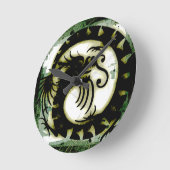 Dragon Runde Wanduhr (Winkel)