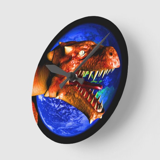 Dragon Runde Wanduhr (Winkel)