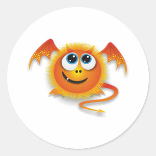 Dragon Runder Aufkleber