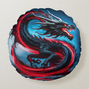 Dragon Rundes Kissen