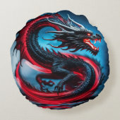 Dragon Rundes Kissen (Rückseite)