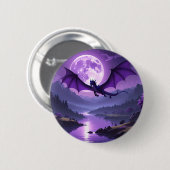 Dragon’s Night – Purple Fantasy Desk Mat 🌙🐉 Button (Vorne & Hinten)