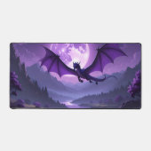 Dragon’s Night – Purple Fantasy Desk Mat 🌙🐉 Schreibtischunterlage (Vorderseite)