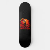 Dragon Samurai Skateboard Deck (Vorderseite)