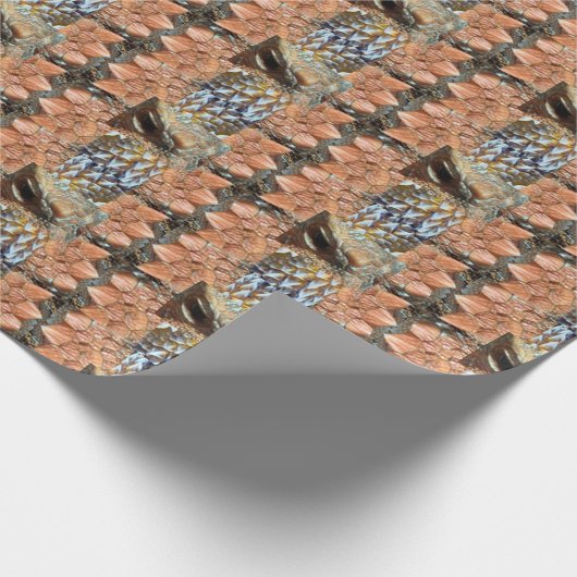 Dragon Scale Wrapping Paper Geschenkpapier (Ecke)