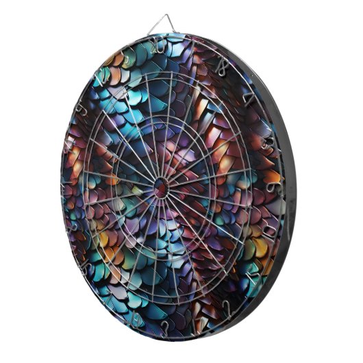 Dragon Scales Dartboard Dartscheibe (Vorderseite rechts)