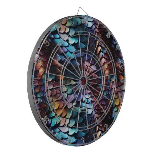 Dragon Scales Dartboard Dartscheibe (Vorderseite Links)