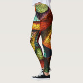 Dragon Scales Elegance: Stilvolle Leggings mit Mes (Links)