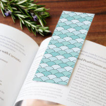 Dragon Scales, Fans, Waves, Seigaiha, Blue