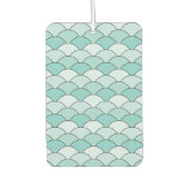 Dragon Scales, Fans, Waves, Seigaiha, Blue Autolufterfrischer (Vorderseite)