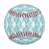 Dragon Scales, Fans, Waves, Seigaiha, Blue Baseball (Vorderseite)