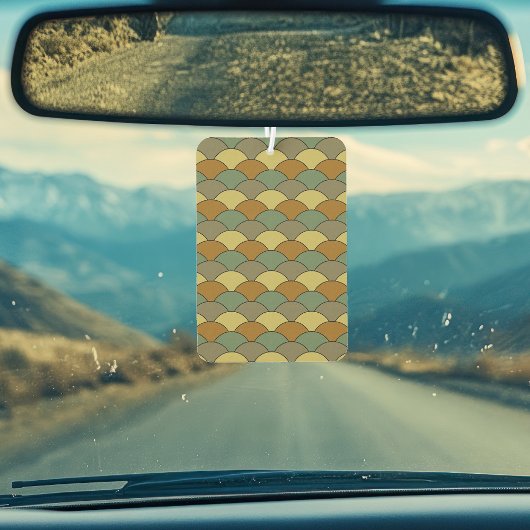 Dragon Scales, Fans, Waves, Seigaiha, Camouflage Autolufterfrischer