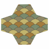 Dragon Scales, Fans, Waves, Seigaiha, Camouflage Fußball (Flach)