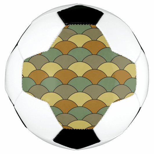 Dragon Scales, Fans, Waves, Seigaiha, Camouflage Fußball (Vorderseite)